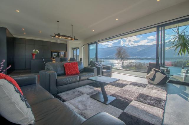 3 lounge room and lake view3