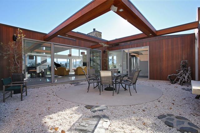 5. Patio pergola area looking into the house