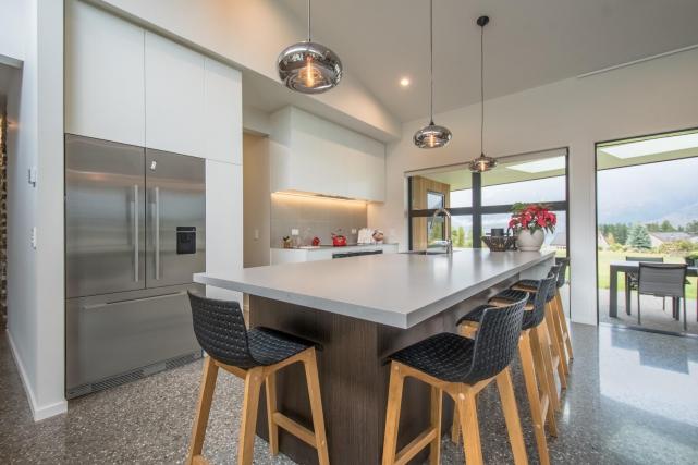 Dining room and kitchen view