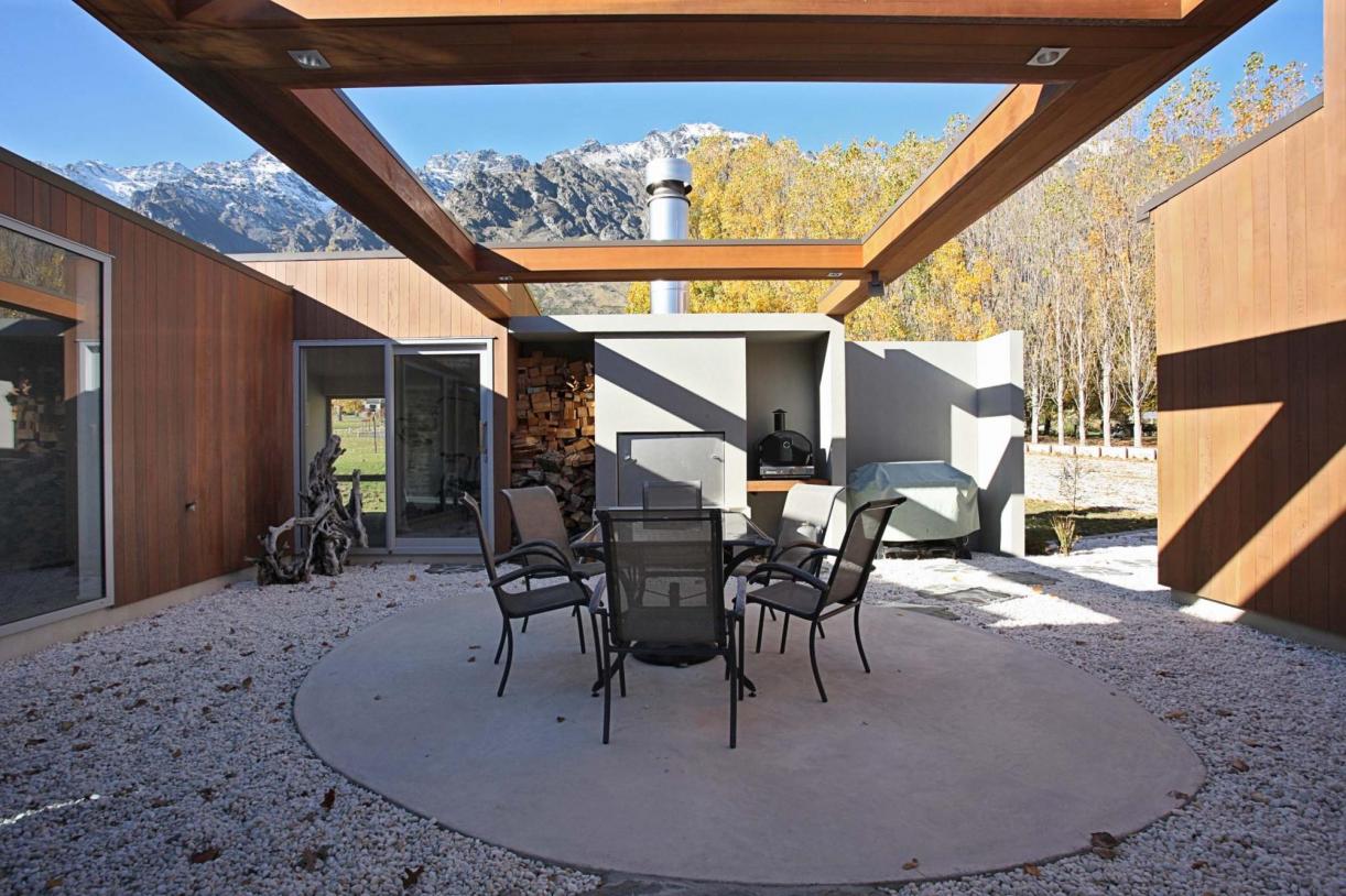 4. Patio and pergola area