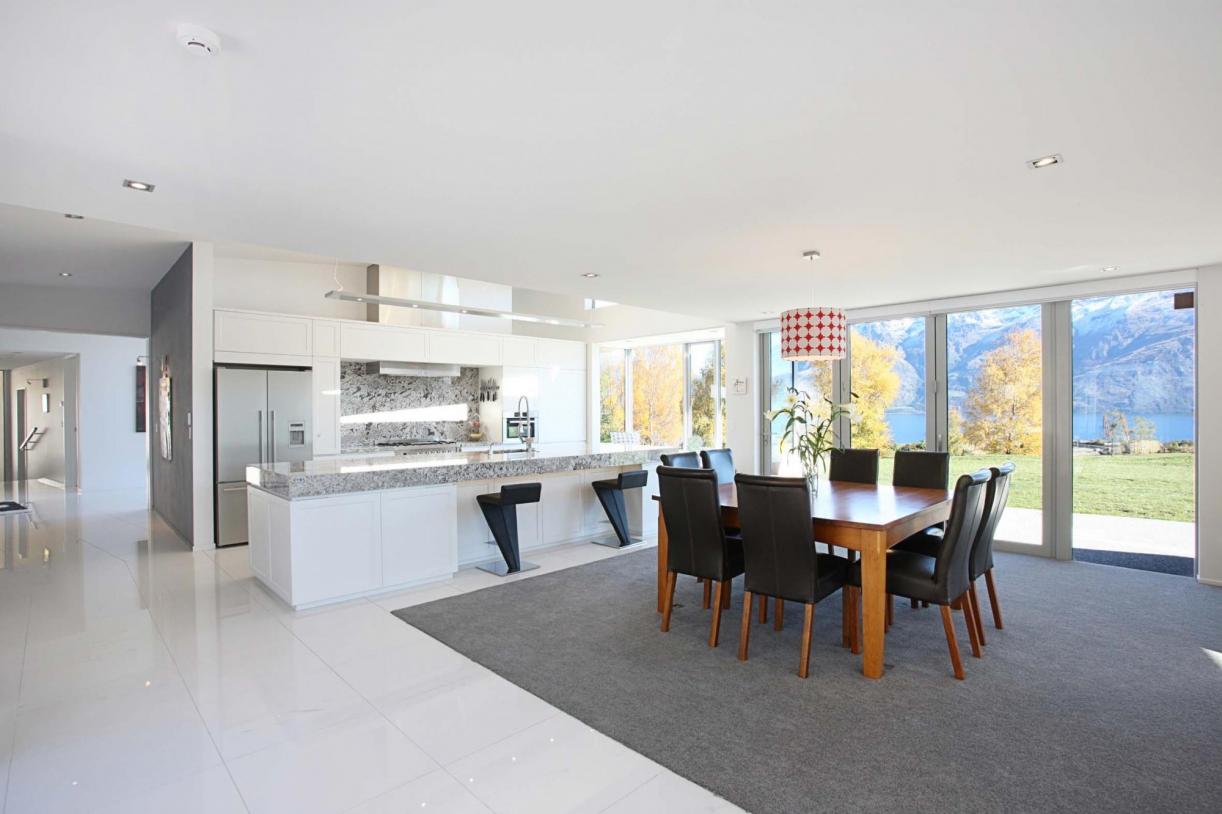 7. Kitchen and dining with view