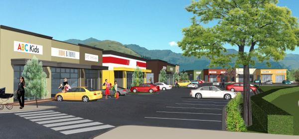 Artists impression of the finished development media